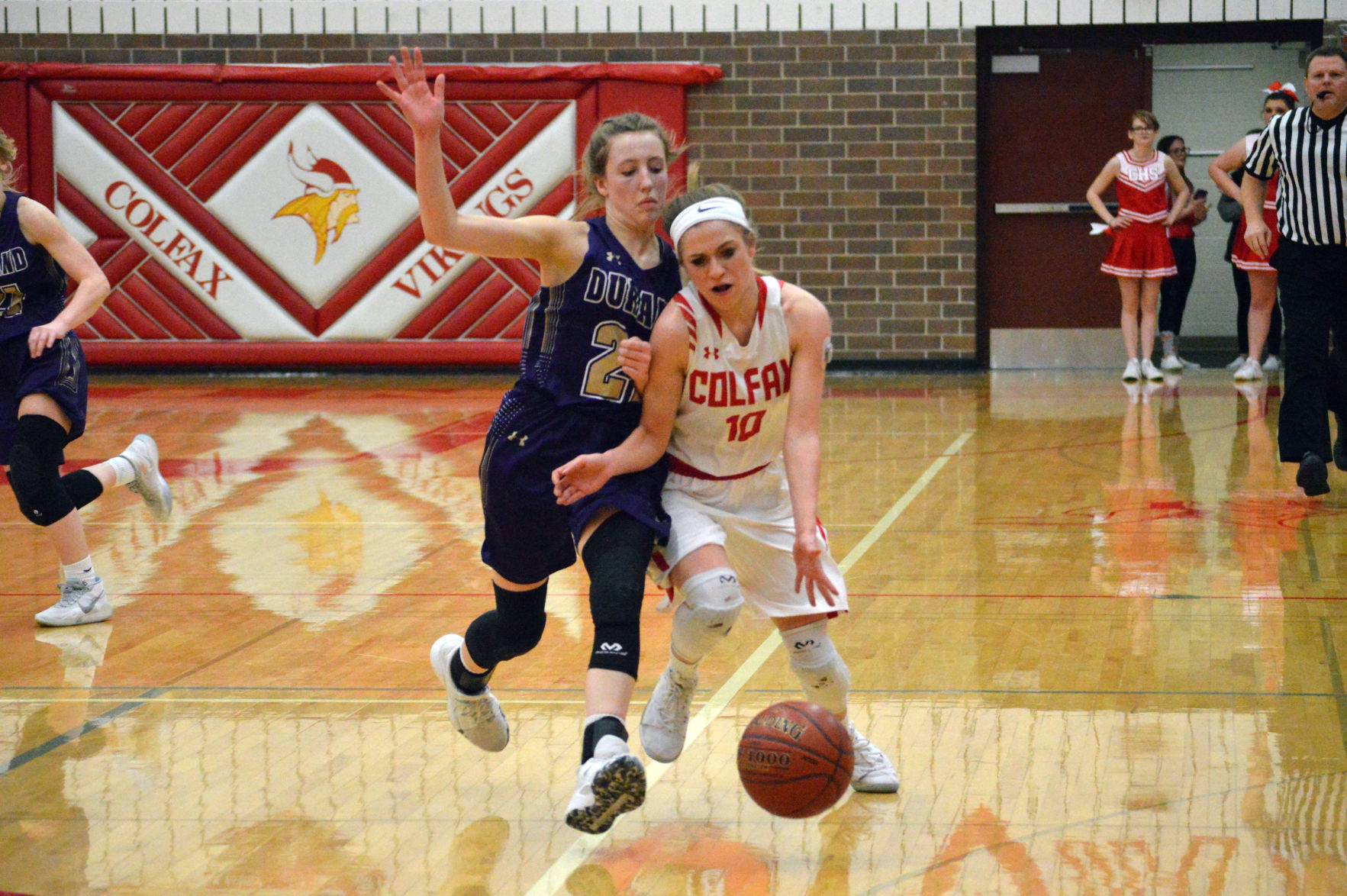 Durand at Colfax girls basketball 2-11-20